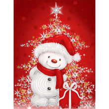Load image into Gallery viewer, Diamond Painting - Partial Special Shaped - snowman (30*40CM)