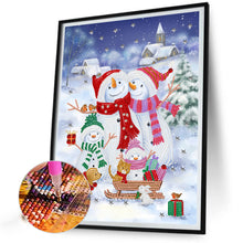Load image into Gallery viewer, Diamond Painting - Partial Special Shaped - snowman (30*40CM)