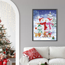 Load image into Gallery viewer, Diamond Painting - Partial Special Shaped - snowman (30*40CM)