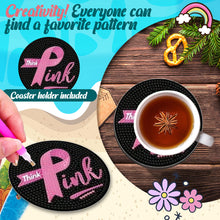 Load image into Gallery viewer, 9 PCS Acrylic Diamond Painting Coasters Kits with Holder for Adults Kids (Love)