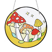 Load image into Gallery viewer, Acrylic Mushroom Single-Sided DIY Diamond Painting Hanging Pendant 20x20cm (#1)