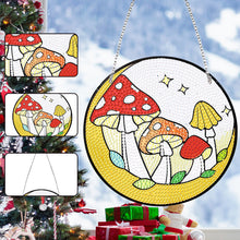 Load image into Gallery viewer, Acrylic Mushroom Single-Sided DIY Diamond Painting Hanging Pendant 20x20cm (#1)