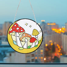 Load image into Gallery viewer, Acrylic Mushroom Single-Sided DIY Diamond Painting Hanging Pendant 20x20cm (#1)