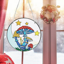 Load image into Gallery viewer, Acrylic Mushroom Single-Sided DIY Diamond Painting Hanging Pendant 20x20cm (#2)