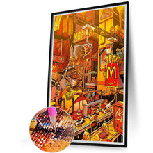 Load image into Gallery viewer, AB Diamond Painting - Full Round - Fast food assembly line (40*60CM)