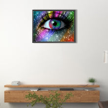 Load image into Gallery viewer, AB Diamond Painting - Full Square - colorful eyes (40*30CM)
