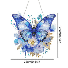 Load image into Gallery viewer, Acrylic Gorgeous Butterfly Single-Sided Diamond Painting Hanging Pendant (#2)