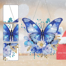 Load image into Gallery viewer, Acrylic Gorgeous Butterfly Single-Sided Diamond Painting Hanging Pendant (#2)