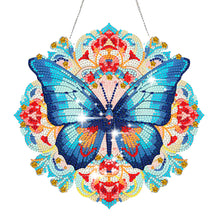 Load image into Gallery viewer, Acrylic Gorgeous Butterfly Single-Sided Diamond Painting Hanging Pendant (#3)