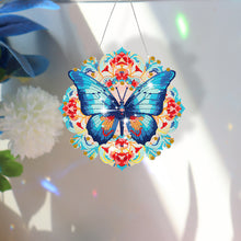 Load image into Gallery viewer, Acrylic Gorgeous Butterfly Single-Sided Diamond Painting Hanging Pendant (#3)