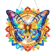Load image into Gallery viewer, Acrylic Gorgeous Butterfly Single-Sided Diamond Painting Hanging Pendant (#5)