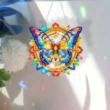 Load image into Gallery viewer, Acrylic Gorgeous Butterfly Single-Sided Diamond Painting Hanging Pendant (#5)