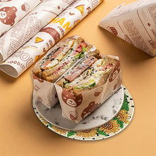 Load image into Gallery viewer, 4 PCS Wooden Diamond Painted Placemats Round Placemat with Holder (Home)