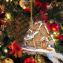 Load image into Gallery viewer, 8 PCS Acrylic Christmas Tree Single-Sided DIY Diamond Painting Hanging Pendant