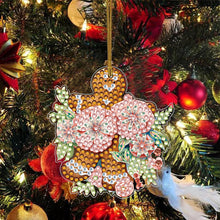 Load image into Gallery viewer, 8 PCS Acrylic Christmas Tree Single-Sided DIY Diamond Painting Hanging Pendant