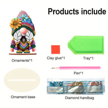 Load image into Gallery viewer, Acrylic Diamond Painting Desktop Decor for Office Desktop Decor (Garden Gnome)