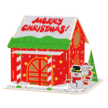 Load image into Gallery viewer, Wooden Diamond Painting Desktop Decor for Office Desktop Decor (Christmas House)