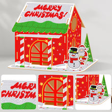 Load image into Gallery viewer, Wooden Diamond Painting Desktop Decor for Office Desktop Decor (Christmas House)