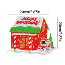 Load image into Gallery viewer, Wooden Diamond Painting Desktop Decor for Office Desktop Decor (Christmas House)