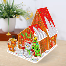 Load image into Gallery viewer, Wooden Diamond Painting Desktop Decor for Office Desktop Decor (Biscuit House)