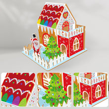 Load image into Gallery viewer, Wooden Diamond Painting Desktop Decor for Office Desktop Decor (Candy House)