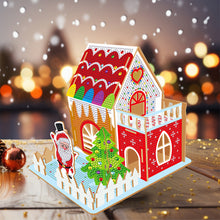 Load image into Gallery viewer, Wooden Diamond Painting Desktop Decor for Office Desktop Decor (Candy House)