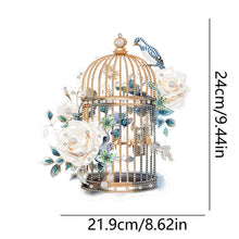 Load image into Gallery viewer, Acrylic Flower Birdcage Single-Sided DIY Diamond Painting Hanging Pendant (#2)