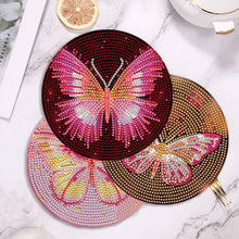 Load image into Gallery viewer, 4 PCS Acrylic Diamond Painted Placemats Tableware Mat (Fancy Butterfly)