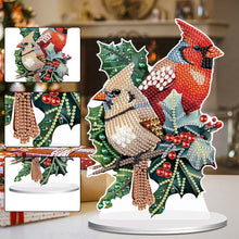 Load image into Gallery viewer, Diamond Painting Desktop Ornaments Kit for Office Desktop Decor (Two Birds #2)