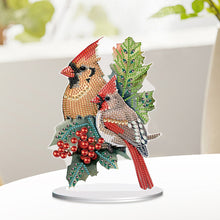 Load image into Gallery viewer, Diamond Painting Desktop Ornaments Kit for Home Office Desktop Decor (Bird #4)