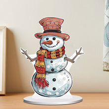 Load image into Gallery viewer, Diamond Painting Desktop Ornaments Kit for Office Desktop Decor (Snowman #6)