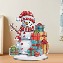 Load image into Gallery viewer, Diamond Painting Desktop Ornaments Kit for Office Desktop Decor(Gift Snowman #9)