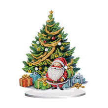 Load image into Gallery viewer, Diamond Painting Desktop Ornaments Kit for Home Office Desktop Decor (Santa)
