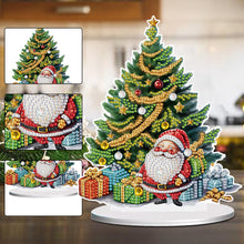 Load image into Gallery viewer, Diamond Painting Desktop Ornaments Kit for Home Office Desktop Decor (Santa)
