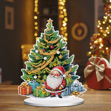 Load image into Gallery viewer, Diamond Painting Desktop Ornaments Kit for Home Office Desktop Decor (Santa)