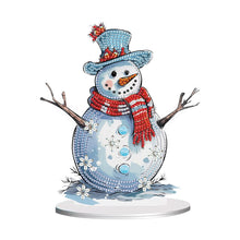 Load image into Gallery viewer, Diamond Painting Desktop Ornaments Kit for Office Desktop Decor (Snowman #12)