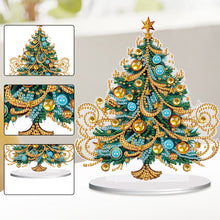 Load image into Gallery viewer, Diamond Painting Desktop Ornaments Kit for Office Desktop Decor (Xmas Tree #16)