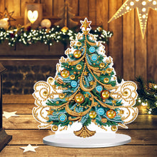 Load image into Gallery viewer, Diamond Painting Desktop Ornaments Kit for Office Desktop Decor (Xmas Tree #16)