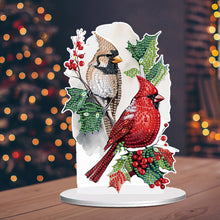 Load image into Gallery viewer, Diamond Painting Desktop Ornaments Kit for Office Desktop Decor (Two Birds #17)