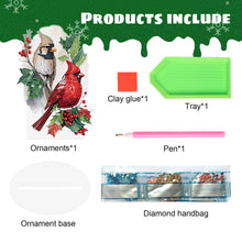 Load image into Gallery viewer, Diamond Painting Desktop Ornaments Kit for Office Desktop Decor (Two Birds #17)