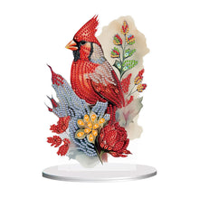 Load image into Gallery viewer, Diamond Painting Desktop Ornaments Kit for Home Office Desktop Decor (Cardinal)