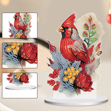 Load image into Gallery viewer, Diamond Painting Desktop Ornaments Kit for Home Office Desktop Decor (Cardinal)