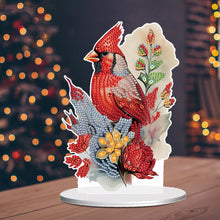 Load image into Gallery viewer, Diamond Painting Desktop Ornaments Kit for Home Office Desktop Decor (Cardinal)