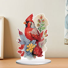 Load image into Gallery viewer, Diamond Painting Desktop Ornaments Kit for Home Office Desktop Decor (Cardinal)