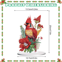 Load image into Gallery viewer, Diamond Painting Desktop Ornament for Office Desktop Decor (Cardinal in Bloom)