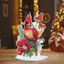 Load image into Gallery viewer, Diamond Painting Desktop Ornament for Office Desktop Decor (Cardinal in Bloom)