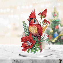 Load image into Gallery viewer, Diamond Painting Desktop Ornament for Office Desktop Decor (Cardinal in Bloom)