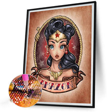 Load image into Gallery viewer, Diamond Painting - Full Round - amazon girl (40*50CM)