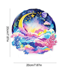 Load image into Gallery viewer, Coloured Clouds Starry Sky Round Diamond Painting Desktop Decor for Office Decor