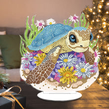 Load image into Gallery viewer, Round Diamond Painting Desktop Decoration for Office Desktop Decor (Sea Turtle)